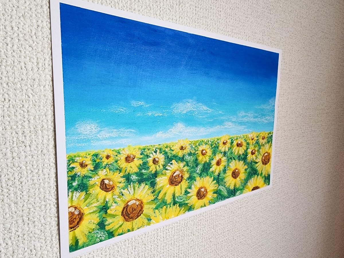 パステル画 山と川の風景　絵27✖️24 パステル画 山と川の風景 絵27✖️24 山と川の風景 / アクリル画